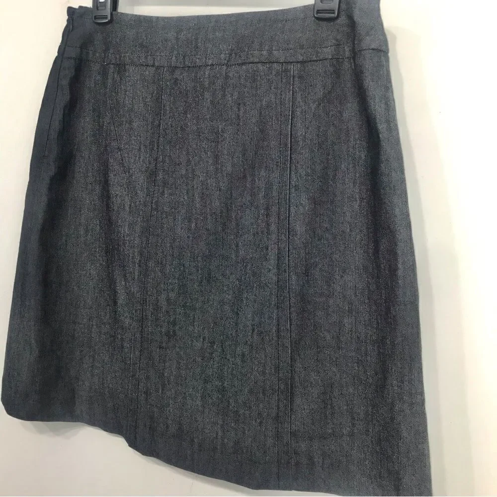 Sandro Sportswear Blue Sailor Button A Line Mini Skirt
